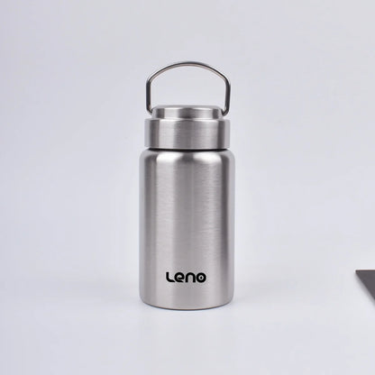 1pc Large Capacity Stainless Steel Sport Water Bottle Single-layer Rugged Water Cup Metal Flask Drinkware Camping Sports Gym