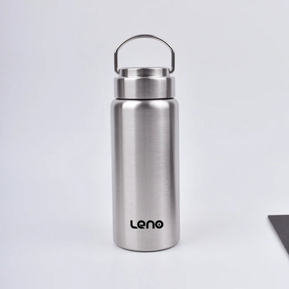 1pc Large Capacity Stainless Steel Sport Water Bottle Single-layer Rugged Water Cup Metal Flask Drinkware Camping Sports Gym