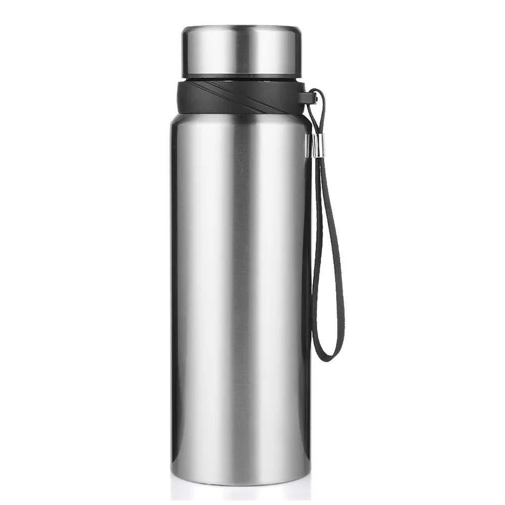 1L Stainless Steel In-vehicle Thermos Water Bottle Keep Cold and Hot Water Bottle Thermos for Water Tea Vacuum Flasks