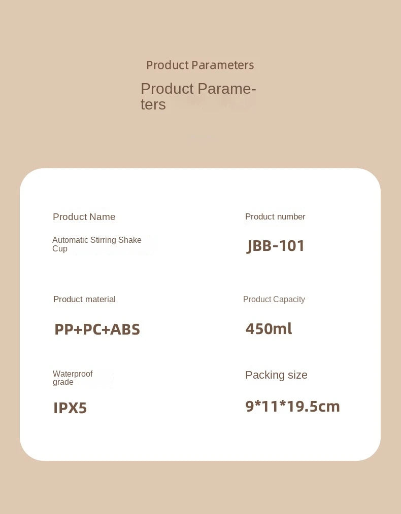 2026 Portable Electric Blender USB Rechargeable Shaker Cup High Powerful Sport Mixing Cup For Milkshake Coffee Outdoor Fitness