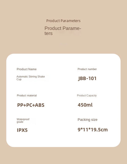 2026 Portable Electric Blender USB Rechargeable Shaker Cup High Powerful Sport Mixing Cup For Milkshake Coffee Outdoor Fitness